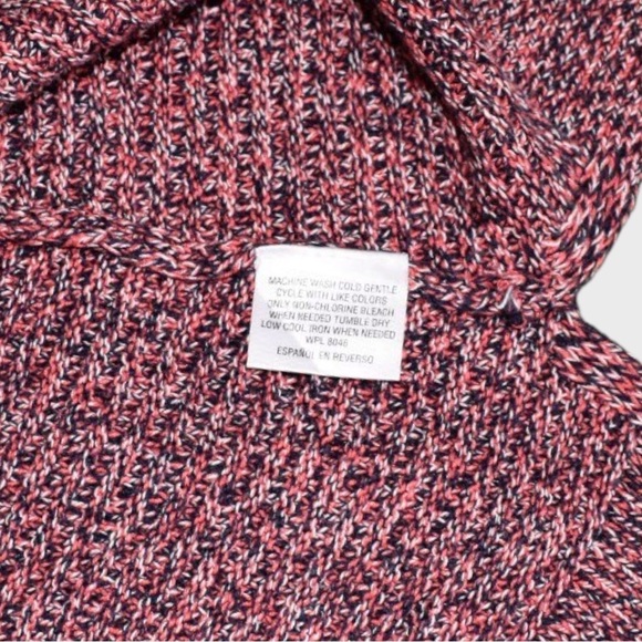 Charter Club Ribbed Grommet Tunic Sweater - Picture 7 of 9